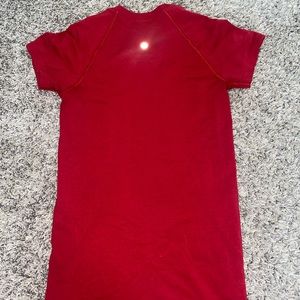 Red Swiftly Tech Short Sleeve 2.0. Size 2.